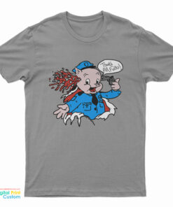 Joe Joegan Porky Pig That's All Folks T-Shirt