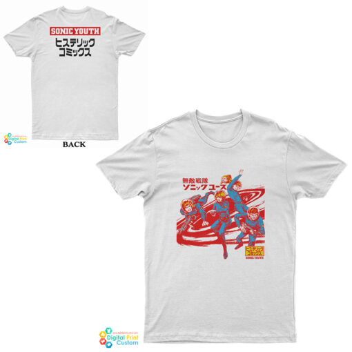 Kurt Cobain Sonic Youth Hysteric Astronaut TShirt For UNISEX