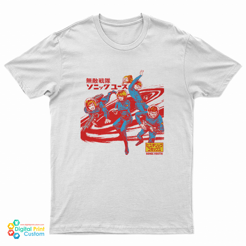 Kurt Cobain Sonic Youth Hysteric Astronaut T-Shirt For UNISEX Kurt Cobain Sonic Youth Hysteric Astronaut T-Shirt For UNISEX