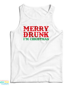 Merry Drunk I'm Christmas Tank Top