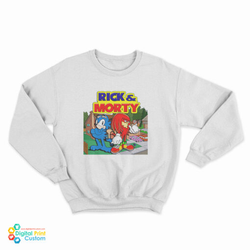 Rick And Morty Garfield Knuckles Sweatshirt