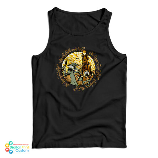 Rick and Morty X The Lord Of The Rings Tank Top