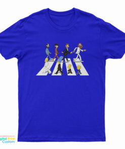 Simpsons Abbey Road The Beatles Parody T-Shirt