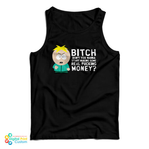 South Park Butters Stotch Bitch Meme Tank Top