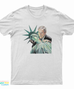 Vintage George Bush Statue of Liberty T-Shirt