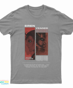 AOT Eren Yeager Founding Titan T-Shirt