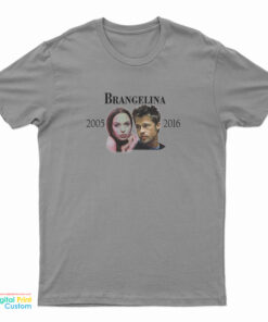 Brangelina Brad Pitt And Angelina Jolie Brangelina 2005-2016 T-Shirt