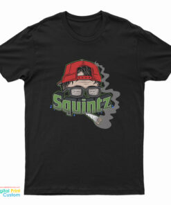 Chauncey Leopardi Squintz Cannabis Logo T-Shirt