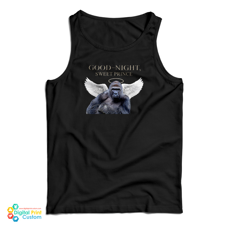Good Night Sweet Prince Harambe Tank Top