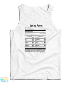 Jesus Facts - Psalm 73:25-26 Tank Top