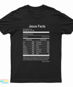 Jesus Facts - Psalm 73:25-26 T-Shirt