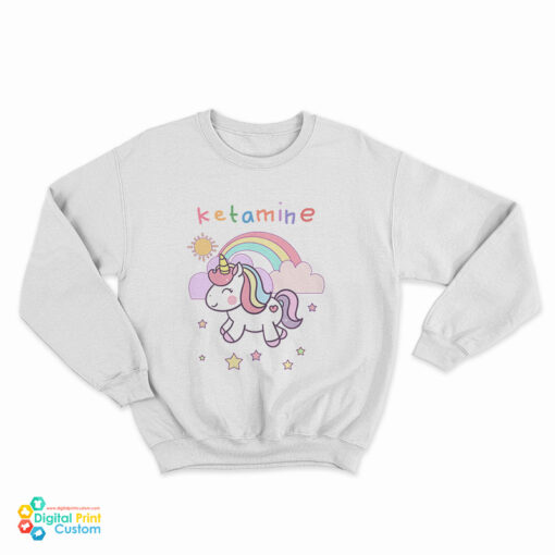 Ketamine Unicorn Horse Sweatshirt