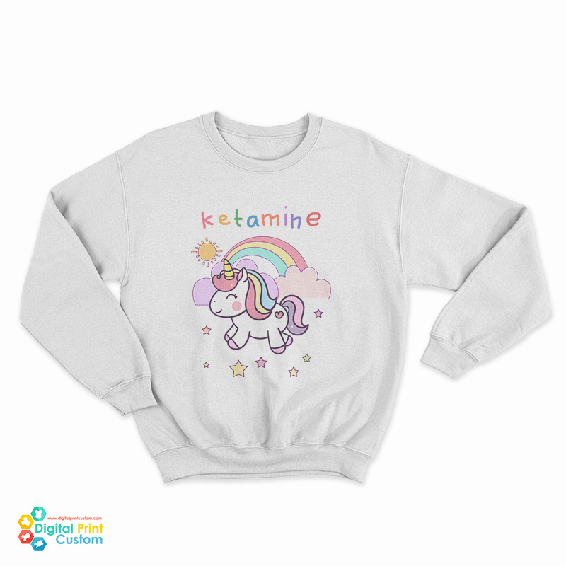 Ketamine Unicorn Horse Sweatshirt