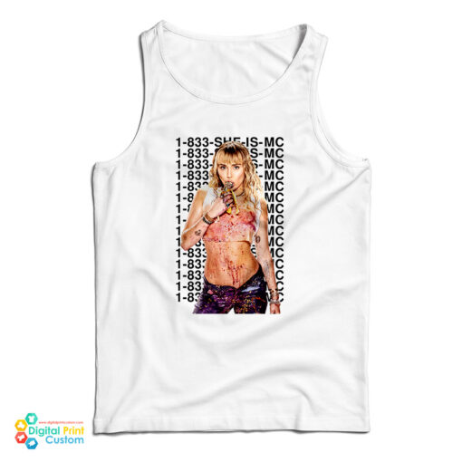 Miley Cyrus 1 833 She Is MC Tank Top