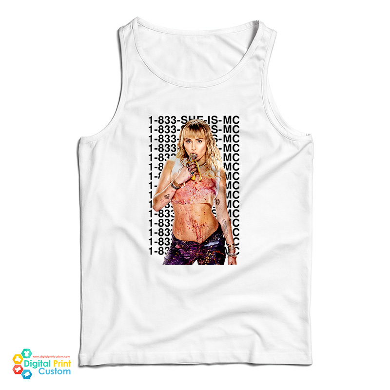 Miley Cyrus 1 833 She Is MC Tank Top
