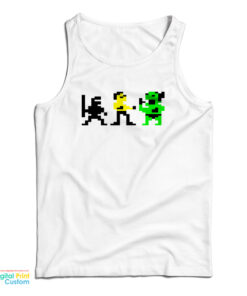 Pixel Bruce Lee Commodore 64 Tank Top