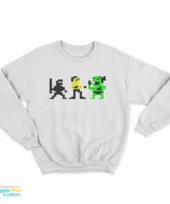 Pixel Bruce Lee Commodore 64 Sweatshirt