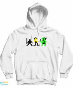 Pixel Bruce Lee Commodore 64 Hoodie