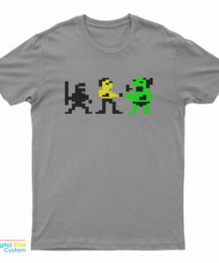 Pixel Bruce Lee Commodore 64 T-Shirt