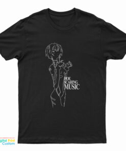Rei Ayanami Hoe Scaring Music T-Shirt