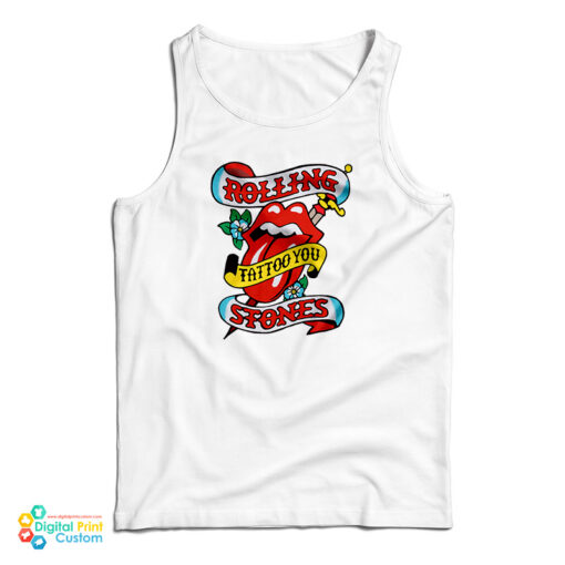Rolling Stones Tattoo You Flower Tank Top