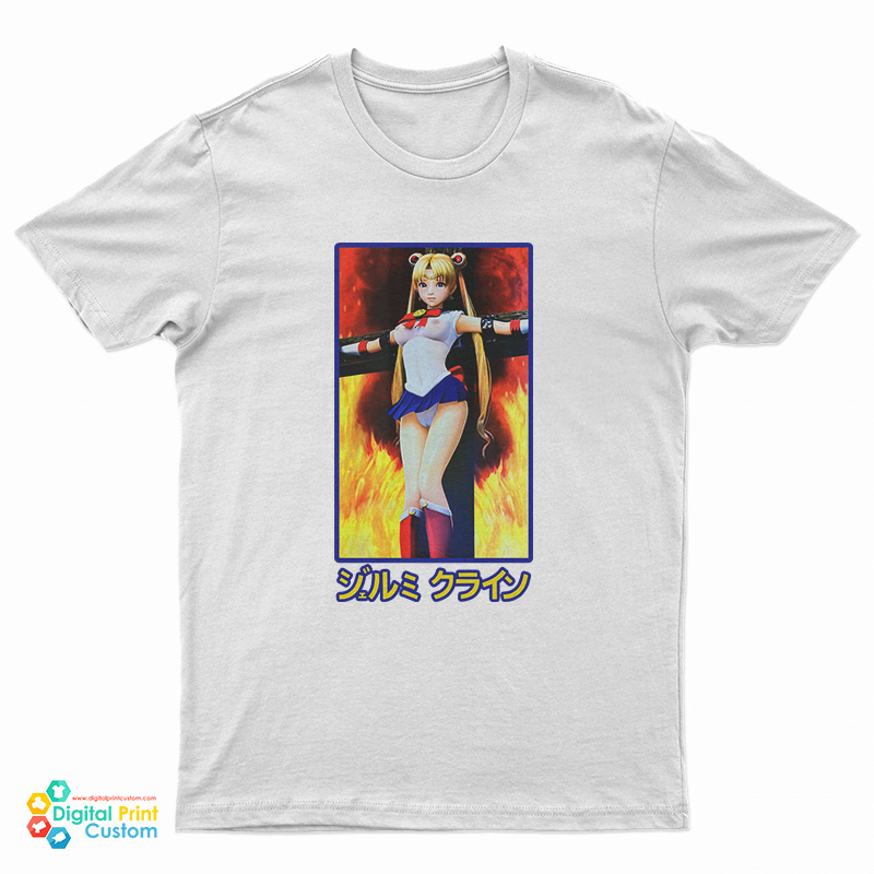 Sailor Moon On Burning Cross T-Shirt