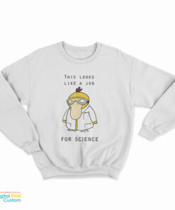 This Looks Like A Job For Science Sweatshirt