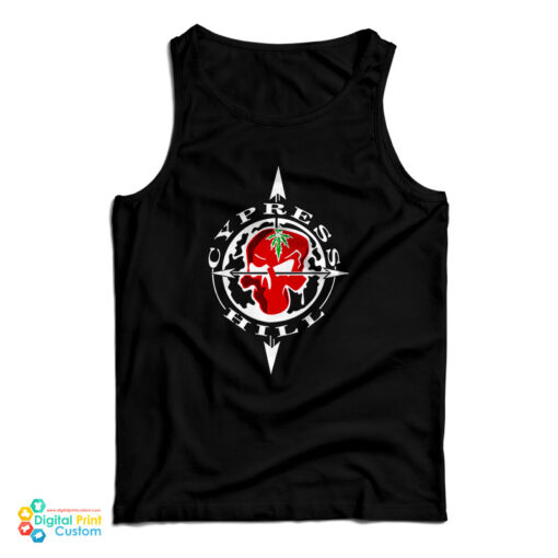 Cypress Hill OG Skull And Compass Tank Top