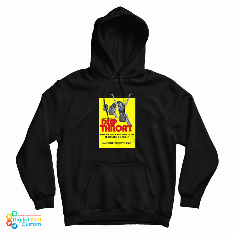 Deep Throat Movie Poster Hoodie