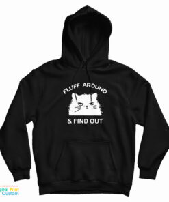 Fluff Around And Find Out Funny Cat Hoodie