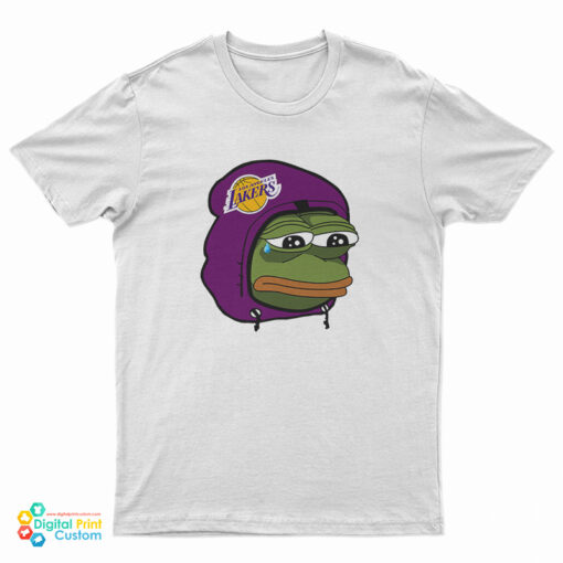 Los Angeles Lakers Sad Pepe The Frog T-Shirt