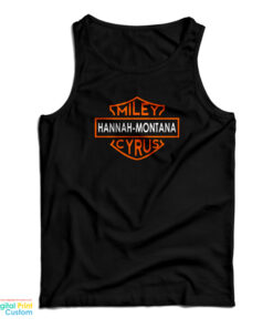 Hannah Montana Miley Cyrus Harley Davidson Tank Top
