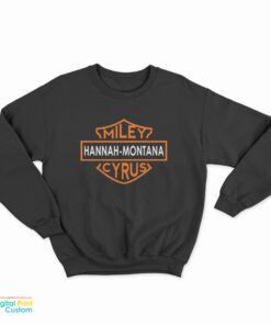 Hannah Montana Miley Cyrus Harley Davidson Sweatshirt