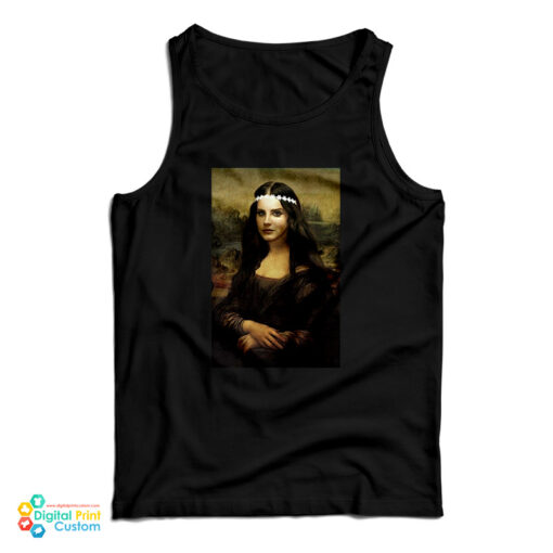 Mona Lisa Da Vinci Parody Lana Del Rey Tank Top
