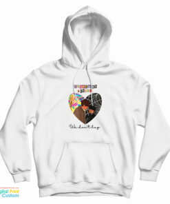 Wednesday And Tyler We Don't Hug Hoodie