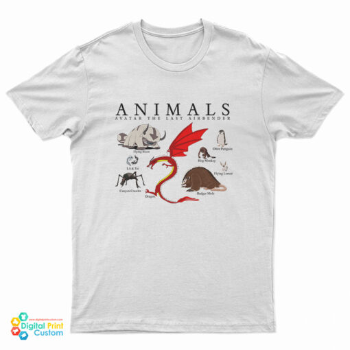 Animals Avatar The Last Airbender T-Shirt
