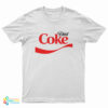 Diet Coke Coca-Cola Parody Logo T-Shirt