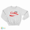 Diet Coke Coca-Cola Parody Logo Sweatshirt