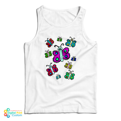 Funny Dick Of Butterfly Tank Top