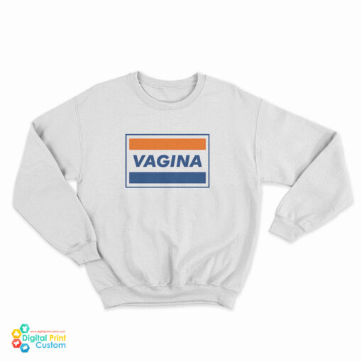 Vagina Visa Logo Parody Sweatshirt