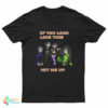 If You Look Like This Hit Me Up Goth Girl T-Shirt