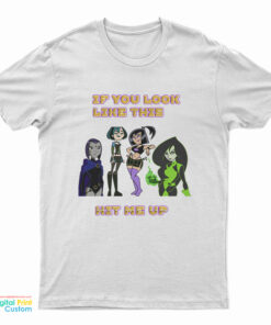 If You Look Like This Hit Me Up Goth Girl T-Shirt, Official if you look like this hit me up goth girl shirt, If you look like this hit me up goth girl shirt,