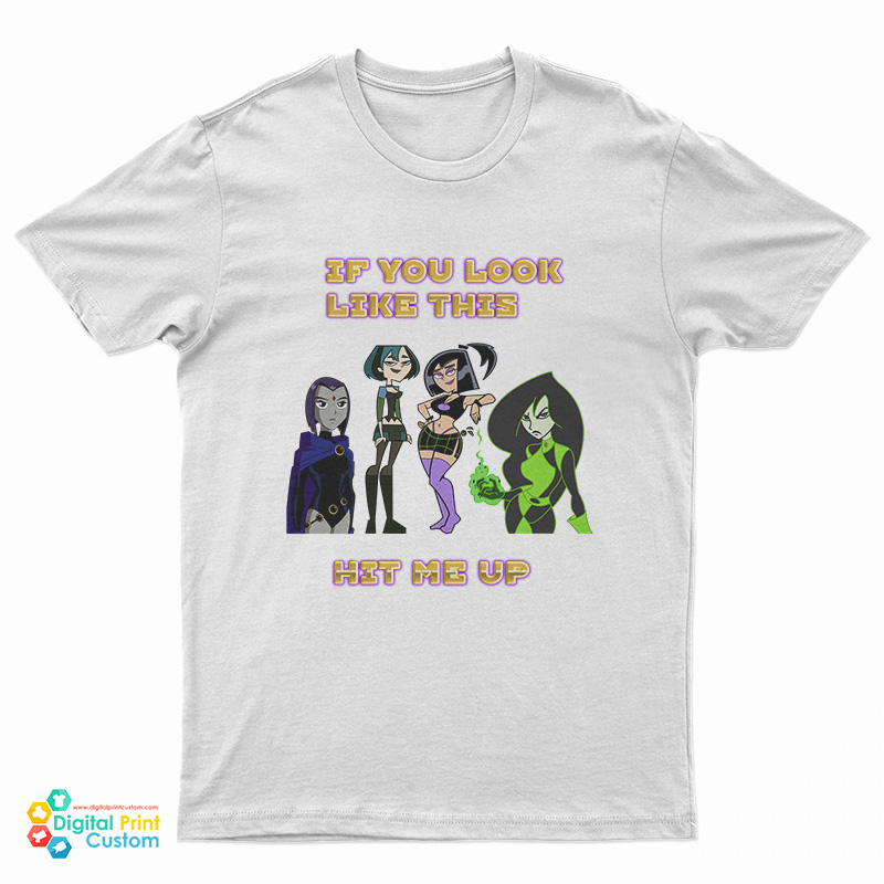 If You Look Like This Hit Me Up Goth Girl T-Shirt, Official if you look like this hit me up goth girl shirt, If you look like this hit me up goth girl shirt,
