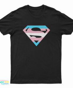 Superman Logo Trans Rights Are Human Rights T-Shirt