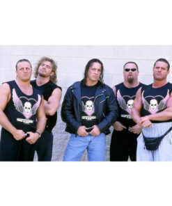 The Hitman Bret Hart Skull Wings Logo T-Shirt