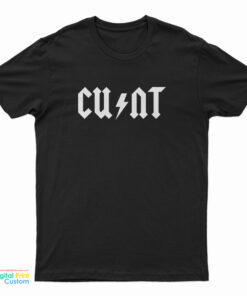 ACDC Cunt Parody Logo T-Shirt