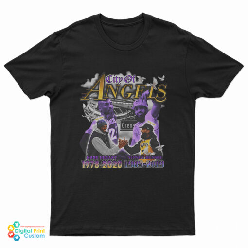 City Of Angels Kobe Bryant And Nipsey Hussle T-Shirt