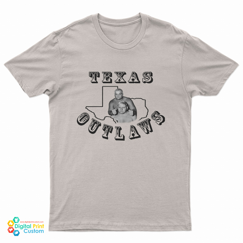 Dusty Rhodes and Dick Murdoch The Texas Outlaws T-Shirt