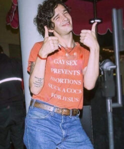 Gay Sex Prevents Abortions Suck A Cock For Jesus T-Shirt
