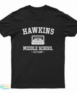 Hawkins Middle School AV Club T-Shirt